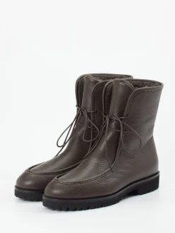 Unützer – Schnürstiefelette aus Kalbleder braun