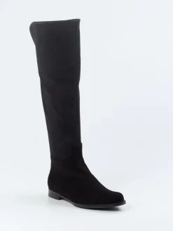 Unützer – Stiefel aus Veloursleder Schwarz