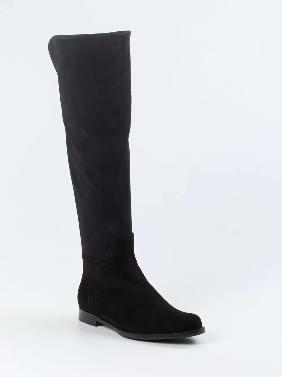 Unützer – Stiefel aus Veloursleder Schwarz
