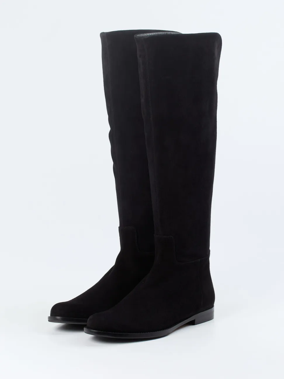 Unützer – Stiefel aus Veloursleder Schwarz