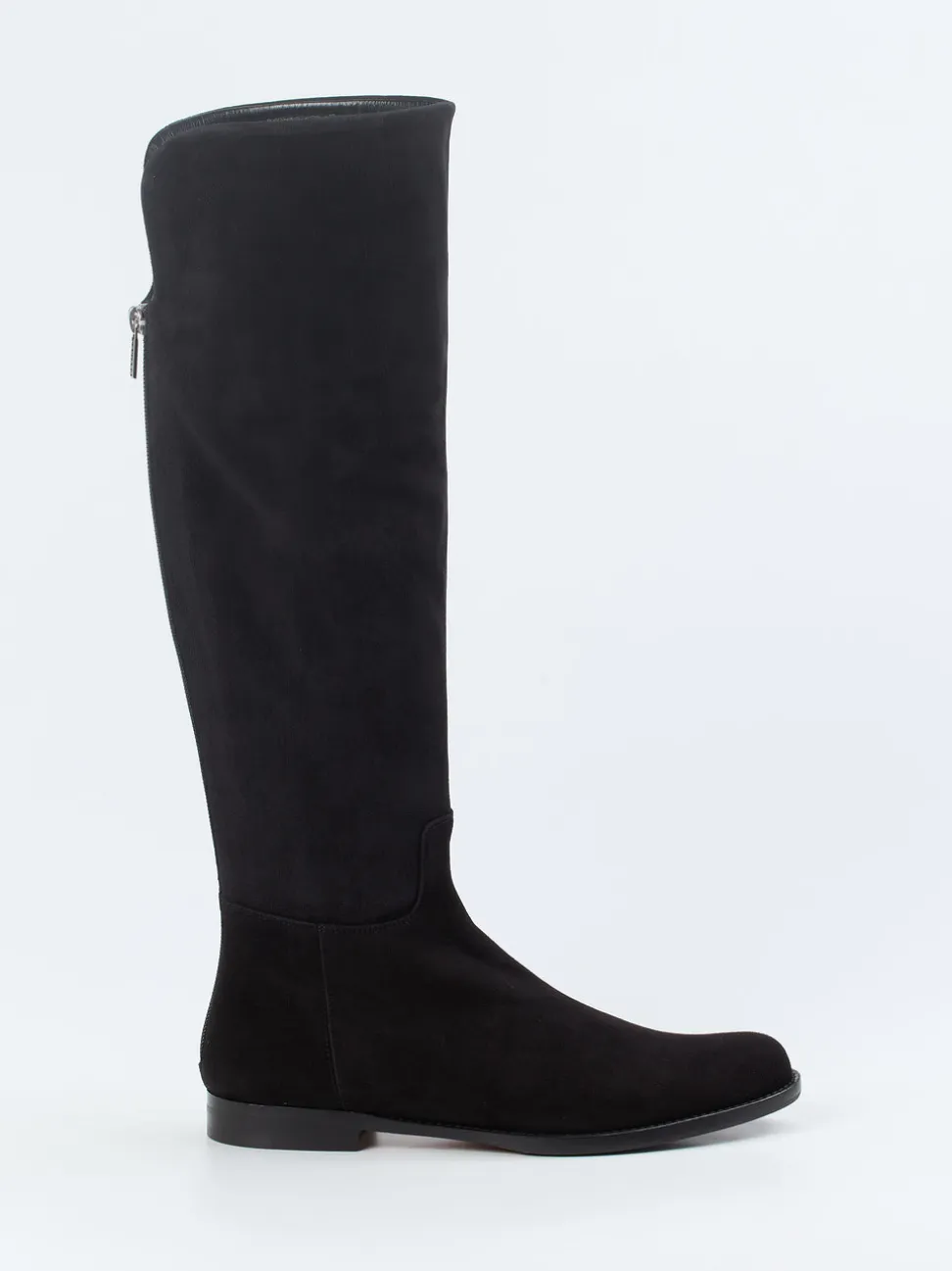 Unützer – Stiefel aus Veloursleder Schwarz