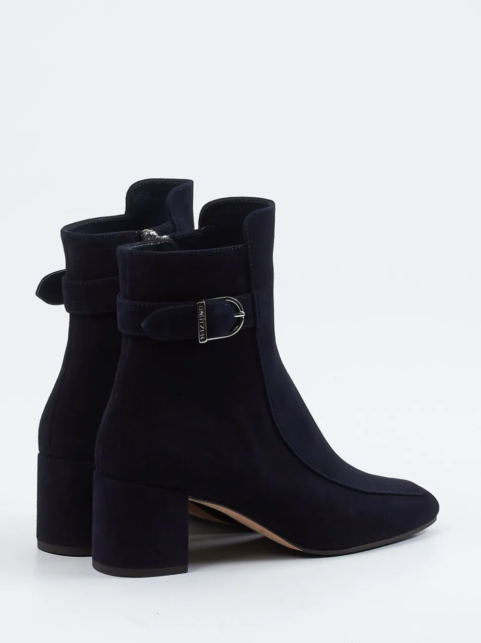 Unützer – Stiefelette aus Veloursleder tiefdunkelblau