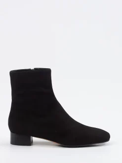 Unützer – Stiefeletten aus Veloursleder Schwarz