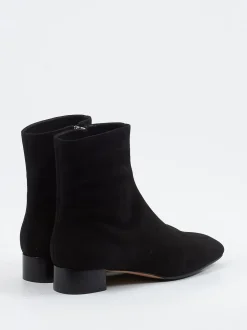 Unützer – Stiefeletten aus Veloursleder Schwarz