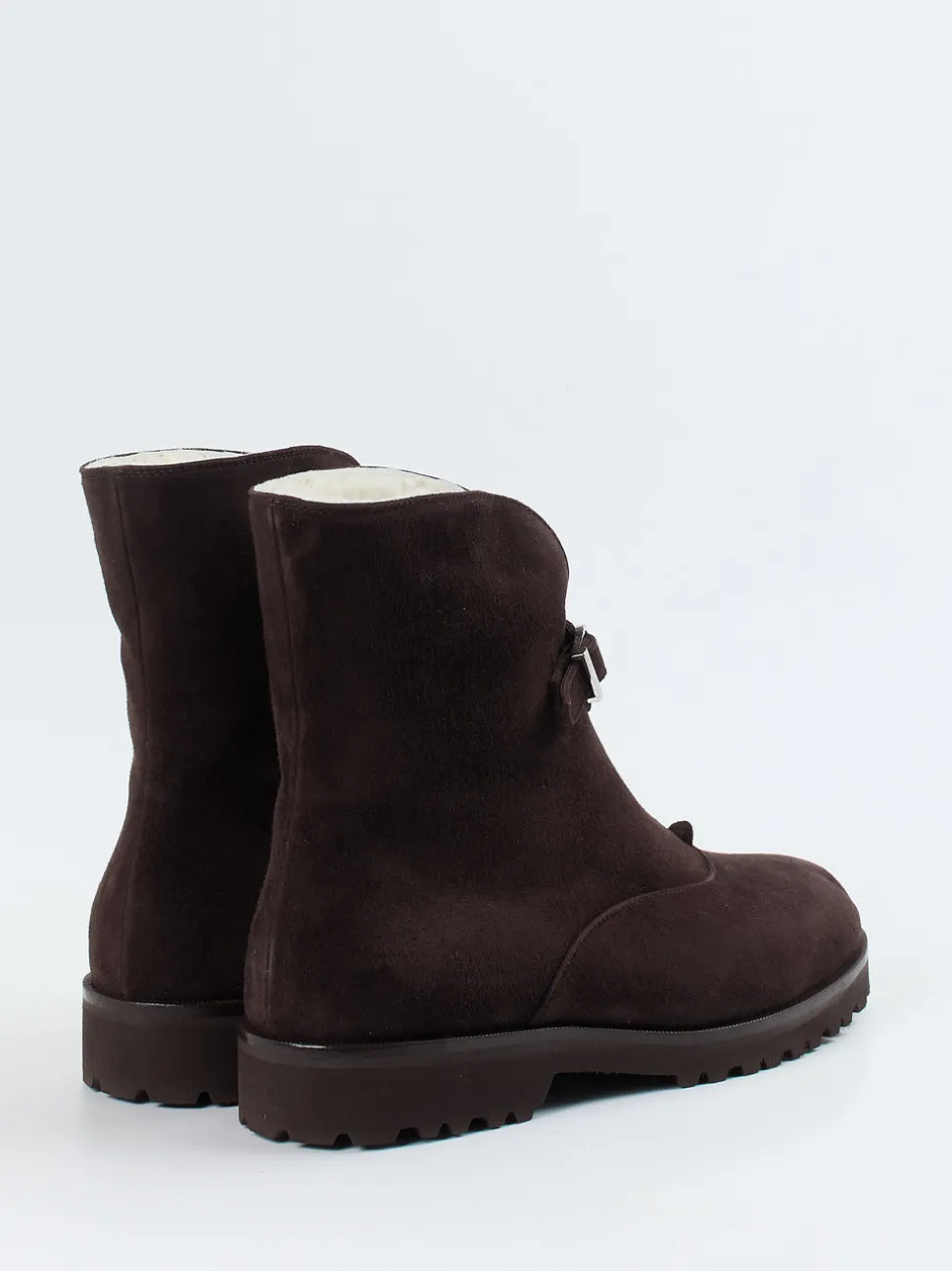 Unützer – Stiefeletten aus Veloursleder dunkelbraun