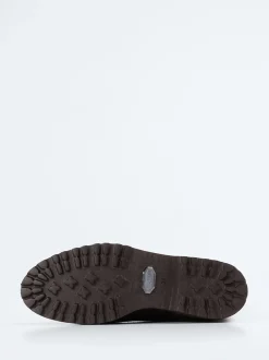 Unützer – Stiefeletten aus Veloursleder dunkelbraun