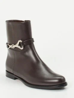 Unützer – Stiefeletten aus Kalbleder Dunkelbraun