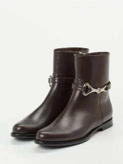 Unützer – Stiefeletten aus Kalbleder Dunkelbraun