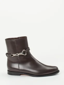Unützer – Stiefeletten aus Kalbleder Dunkelbraun