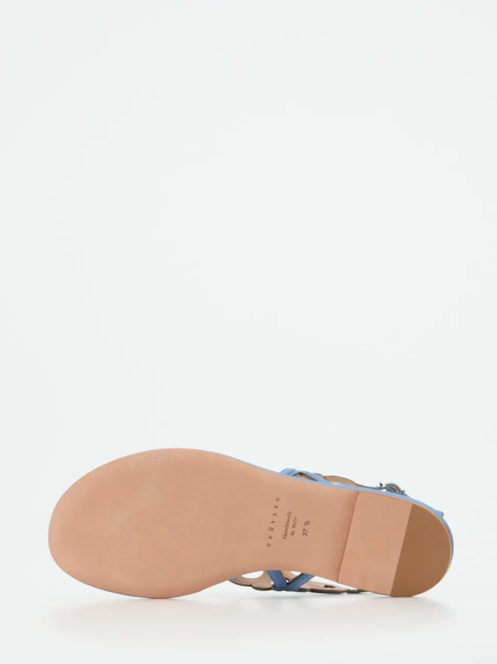 Unützer – Zehentrenner-Sandale aus Kalbleder jeansblau