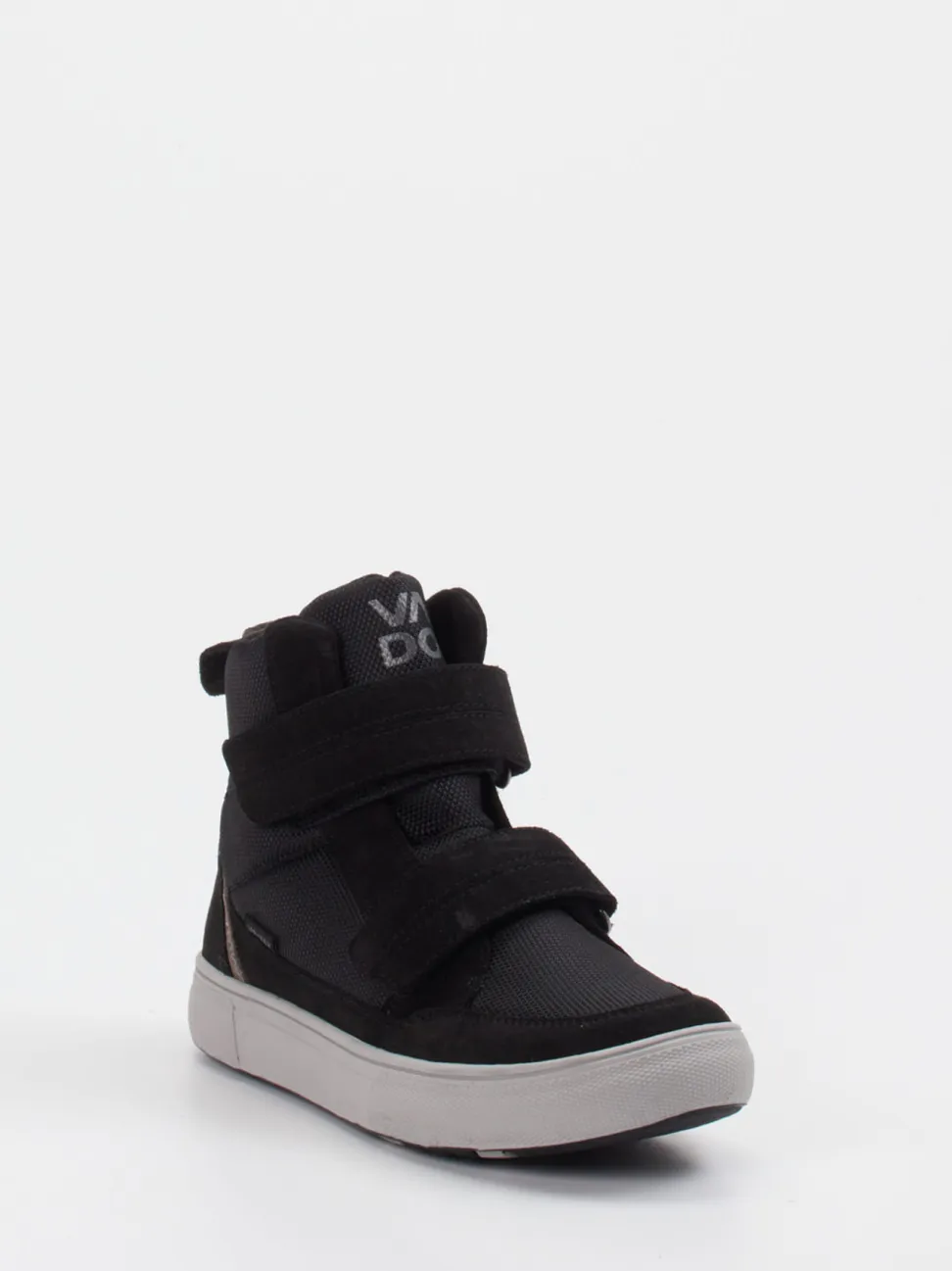Vado – High-Top Sneaker aus Veloursleder schwarz
