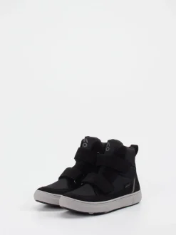 Vado – High-Top Sneaker aus Veloursleder schwarz