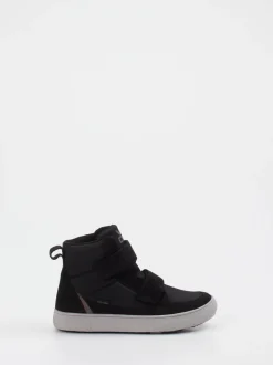 Vado – High-Top Sneaker aus Veloursleder schwarz