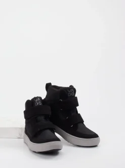 Vado – High-Top Sneaker aus Veloursleder schwarz