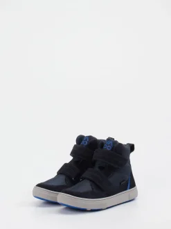 Vado – High-Top-Sneaker aus Veloursleder blau