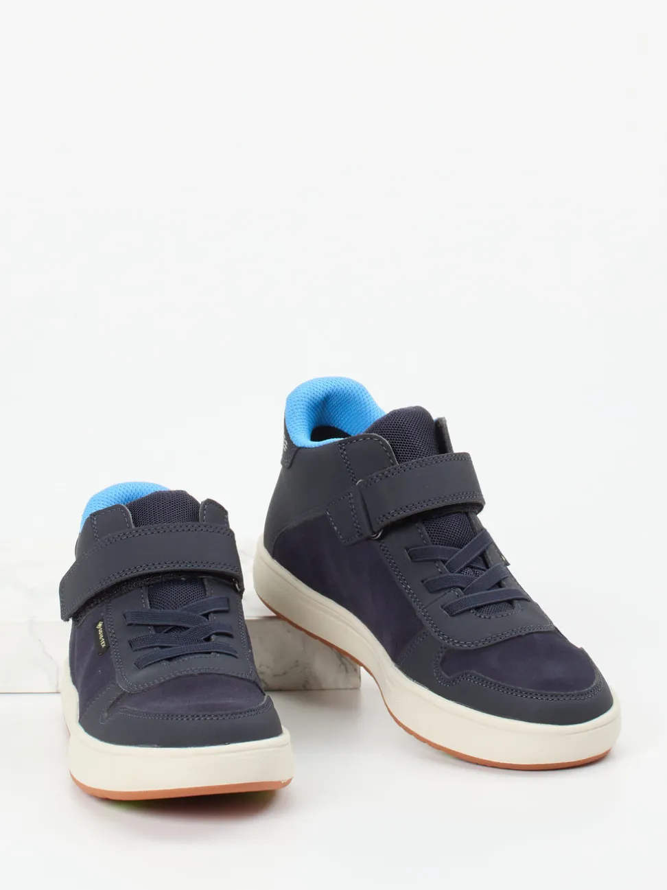 Vado – Mid-Top Sneaker aus Nubukleder blau