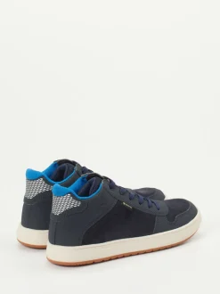 Vado – Mid-Top Sneaker aus Veloursleder blau