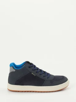 Vado – Mid-Top Sneaker aus Veloursleder blau