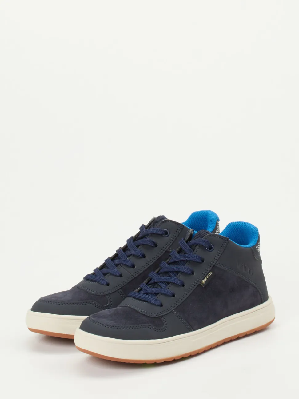 Vado – Mid-Top Sneaker aus Veloursleder blau