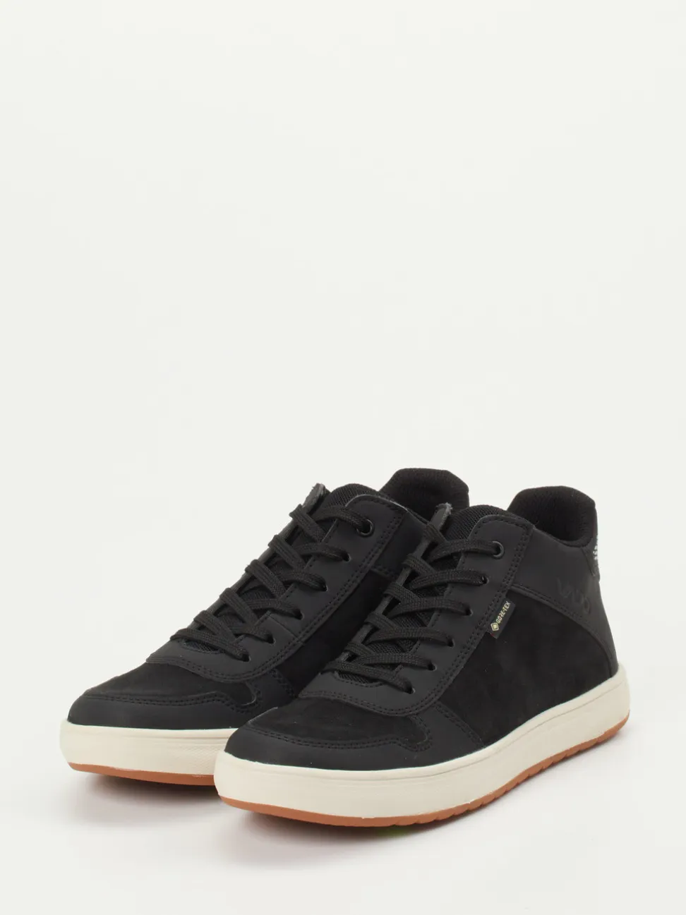 Vado – Mid-Top Sneaker aus Veloursleder Schwarz
