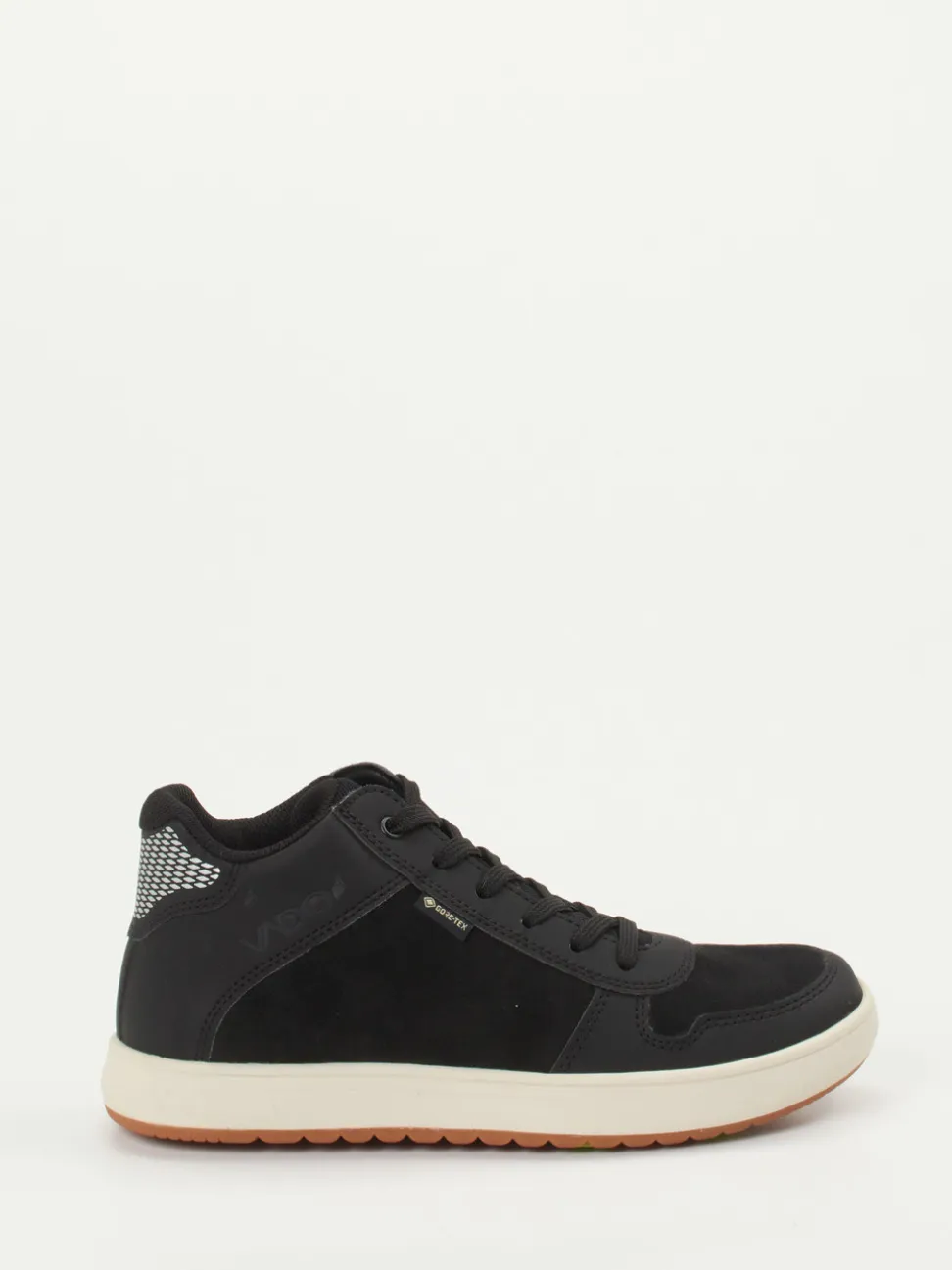 Vado – Mid-Top Sneaker aus Veloursleder Schwarz