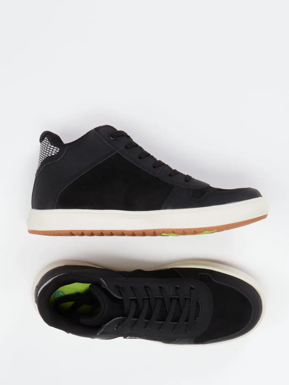 Vado – Mid-Top Sneaker aus Veloursleder Schwarz