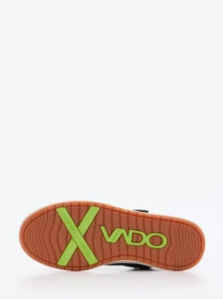Vado – Mid-Top-Sneaker aus Veloursleder schwarz