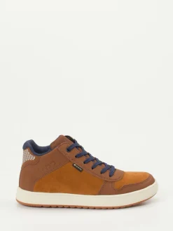 Vado – Mid-Top-Sneaker aus Veloursleder rostbraun