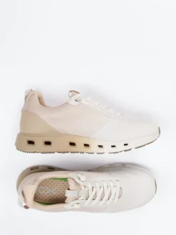 Vado – Sneaker aus Mesh und Synthetik in Beige