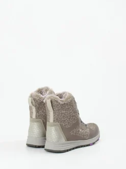 Vado – Winterboots aus Textil in Taupe Animalprint
