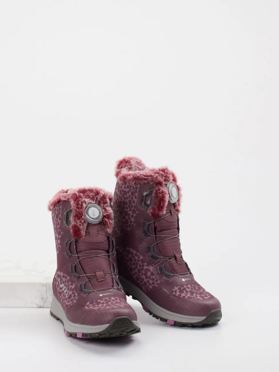 Vado – Winterboots aus Textil mit Animalprint