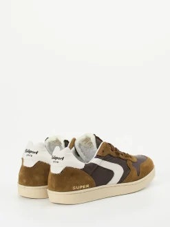 Valsport – Sneaker aus Kalbleder und Nylon braun