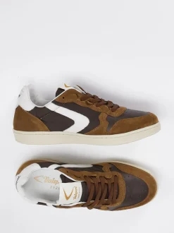 Valsport – Sneaker aus Kalbleder und Nylon braun