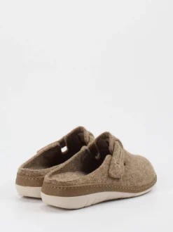 Varomed – Filzclogs aus Wollfilz beigebraun
