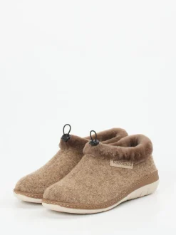 Varomed – Filzpantoffeln aus Filz in Braun