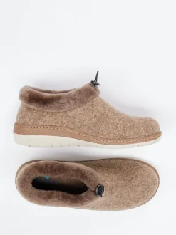 Varomed – Filzpantoffeln aus Filz in Braun