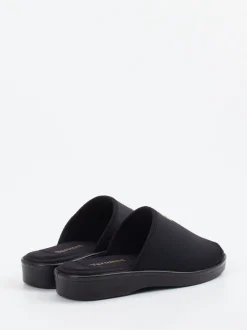 Varomed – Komfort-Pantolette aus Textil schwarz