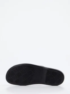 Varomed – Komfort-Pantolette aus Textil schwarz