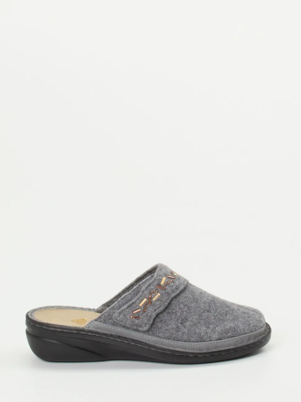 Varomed – Pantoffeln aus Filz in Grau