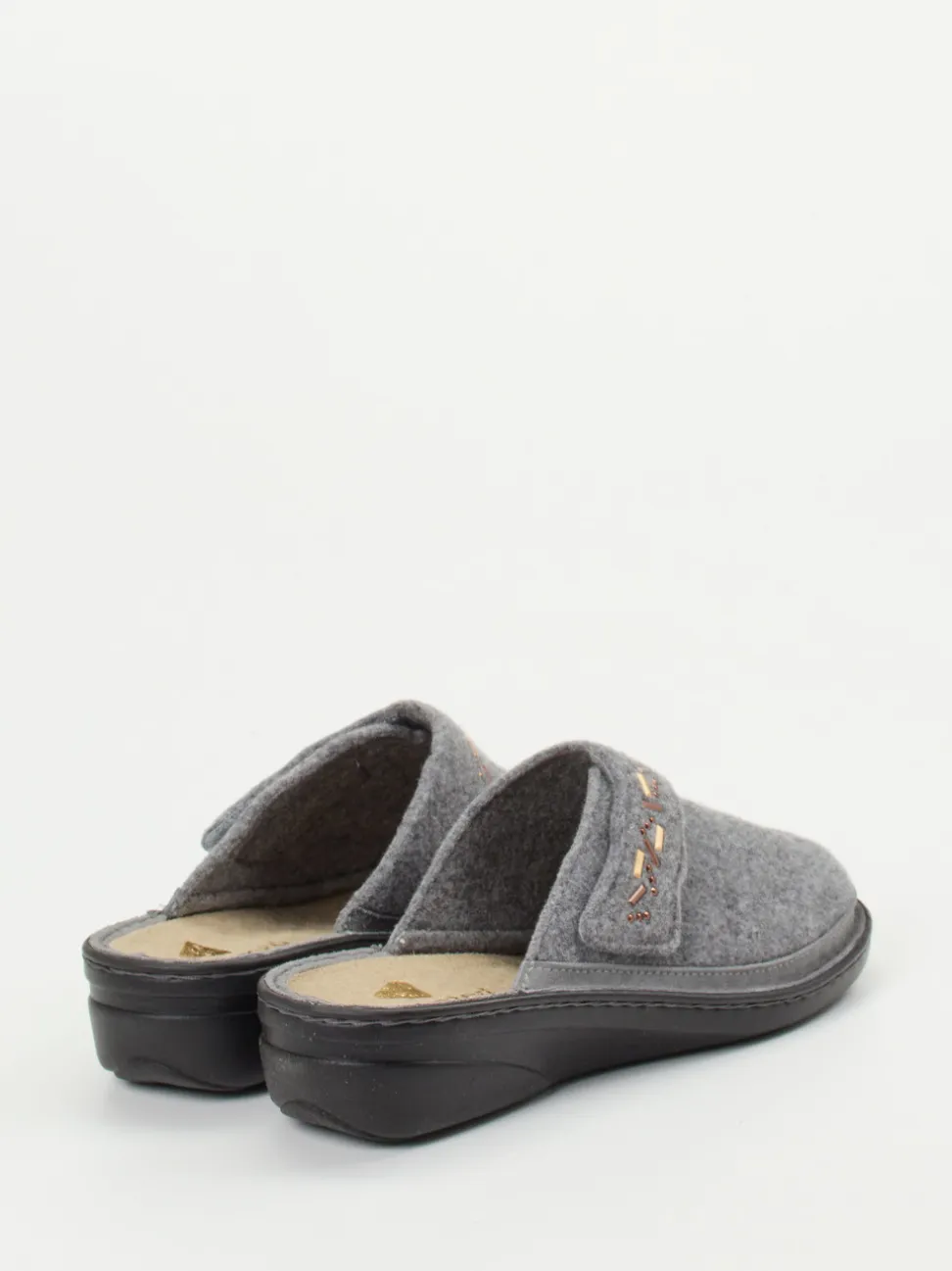 Varomed – Pantoffeln aus Filz in Grau