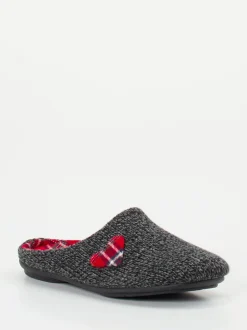 Varomed – Pantoffeln aus Textil in Anthrazitgrau