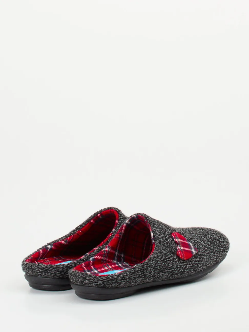 Varomed – Pantoffeln aus Textil in Anthrazitgrau