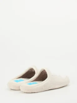 Varomed – Pantoffeln aus Textilfell beige