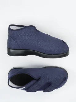 Varomed – Therapieschuh aus Textil in Dunkelblau
