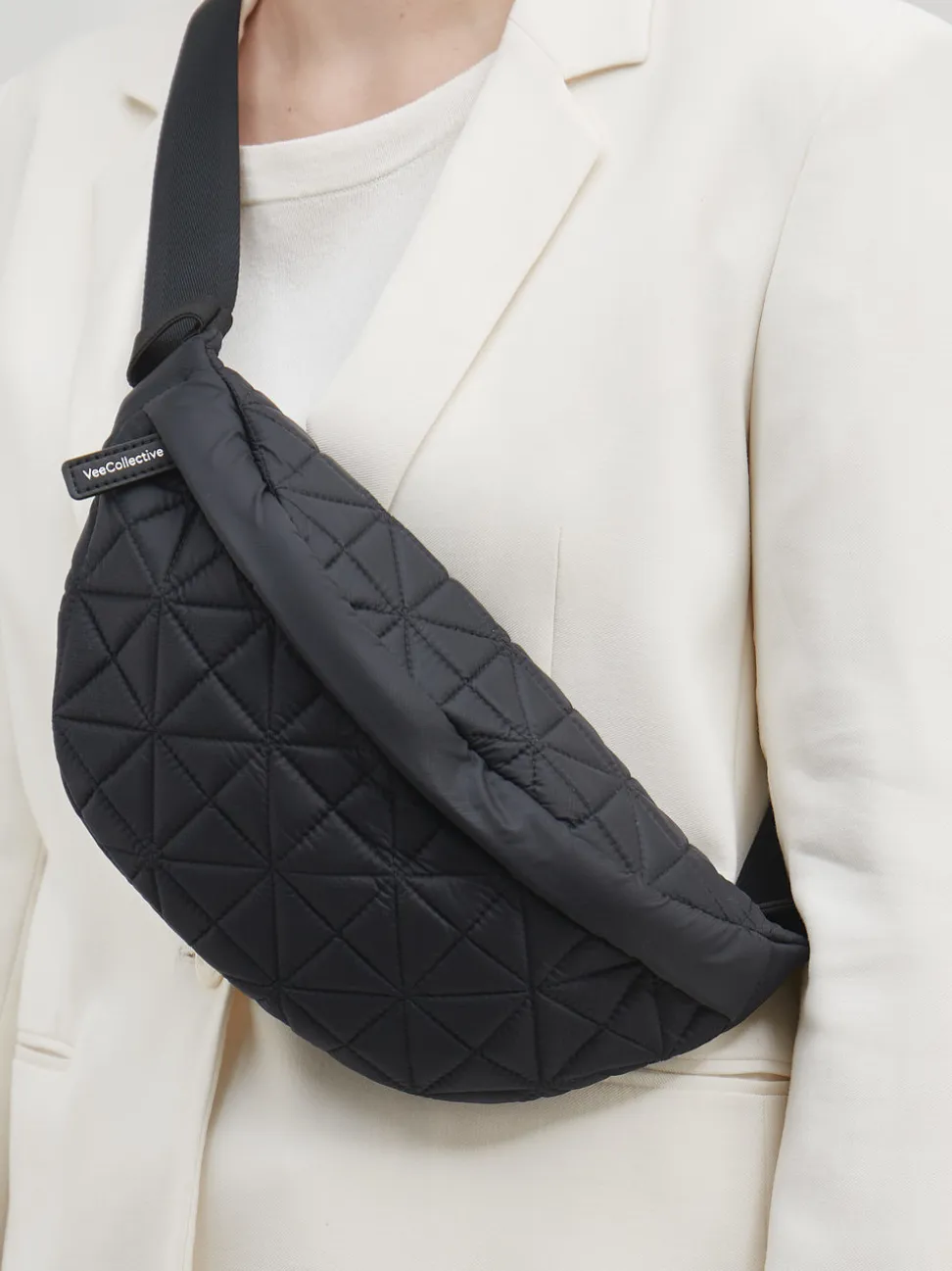 VeeCollective Berlin – Gürteltasche aus Nylon Schwarz