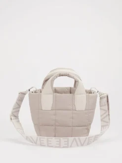 VeeCollective Berlin – Mini Tote Bag aus Nylon taupe