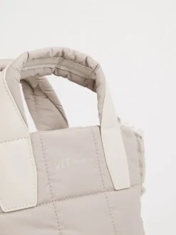 VeeCollective Berlin – Mini Tote Bag aus Nylon taupe
