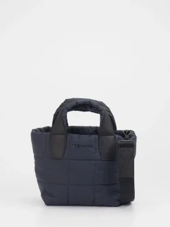 VeeCollective Berlin – Mini Tote Bag aus Nylon Dunkelblau