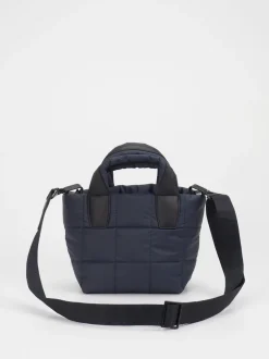 VeeCollective Berlin – Mini Tote Bag aus Nylon Dunkelblau