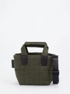 VeeCollective Berlin – Mini Tote Bag aus Nylon olivgrün